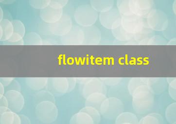 flowitem class